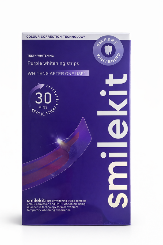 Tiras Blanqueadoras Moradas Smilekit